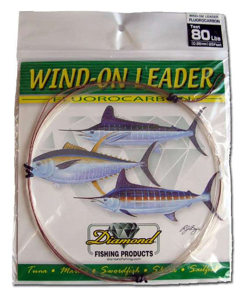 DIAMOND WIND-ON LEADER FLUOROCARBON CLEAR
