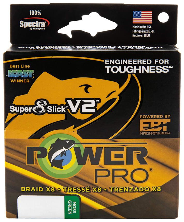 POWER PRO SUPER SLICK V2 MOSS GREEN 40 LB 300 YARDS