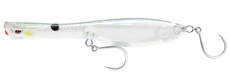 NOMAD DARTWING 165 FLOATING 6 1/2" 1.3 OZ HOLO GHOST SHAD