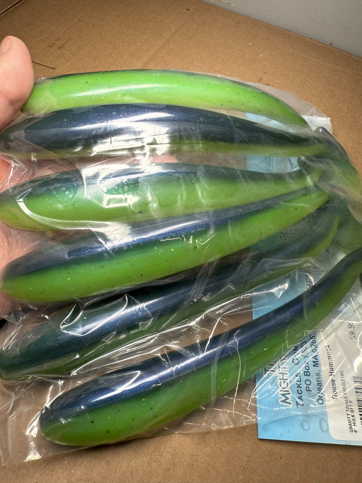 GRAVITY TACKLE PADDLETAIL 8"