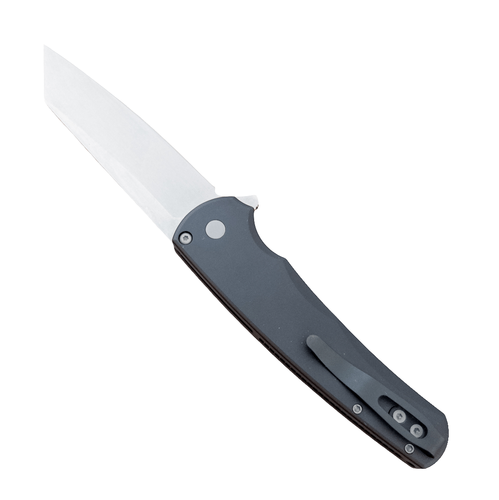 PRO-TECH MALIBU, BL FLIPPER Black Handle w/Magnacut Reverse Tanto Blade