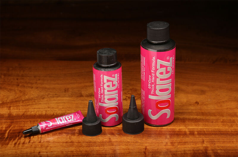 HARELINE SOLAREZ FLY TIE THICK HARD FORMULA 2.0 OZ BOTTLE