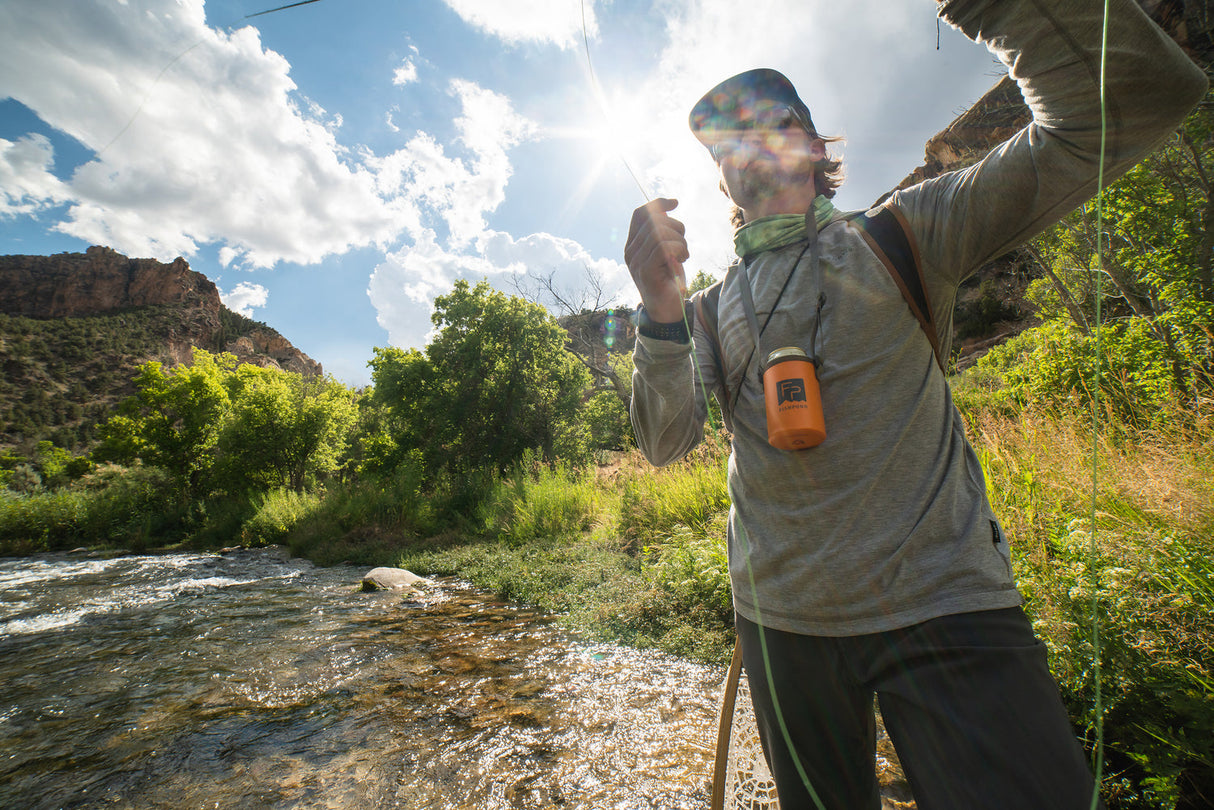 FISHPOND RIVER RAT 2.0 DRINK SLEEVE ECO CUTTHROAT ORANGE