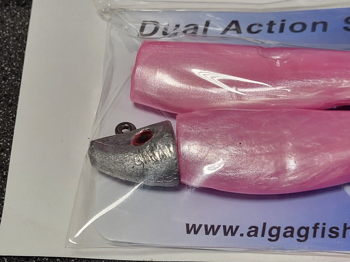 AL GAGS UNDERSPIN WHIP-IT FISH RIGGED 4" BUBBLEGUM 3/8 OZ