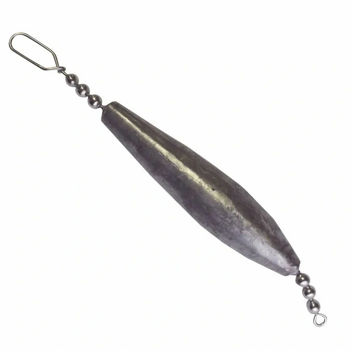 FISH RAZR TROLLING SINKER 8 OZ W/BALL AND CHAIN SNAP QTY 2