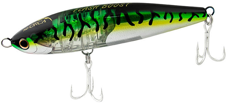 SHIMANO HD ORCA FLASH BOOST 7 7/8" GREEN MACKEREL 5 1/4 OZ