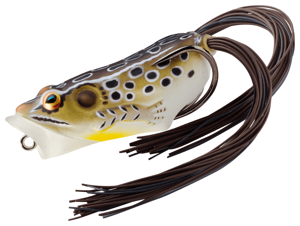 LIVE TARGET FROG POPPER 2 1/2" (F) TAN/BROWN 1/2 OZ