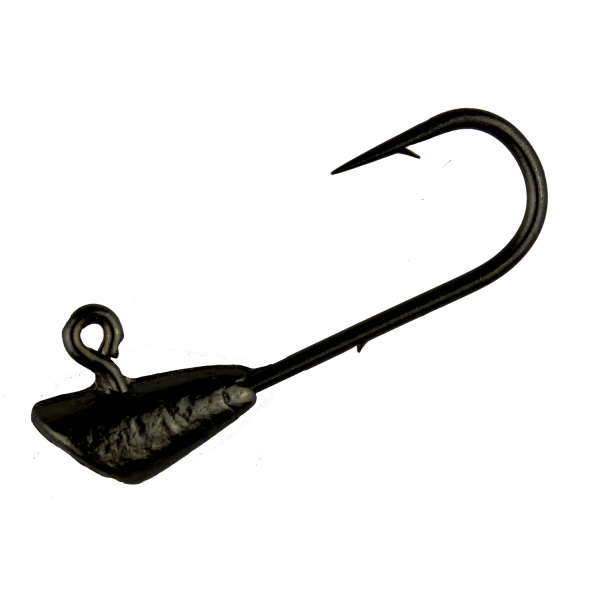 TROUT MAGNET TUNGSTEN 1/32 OZ JIG BLACK QTY 3