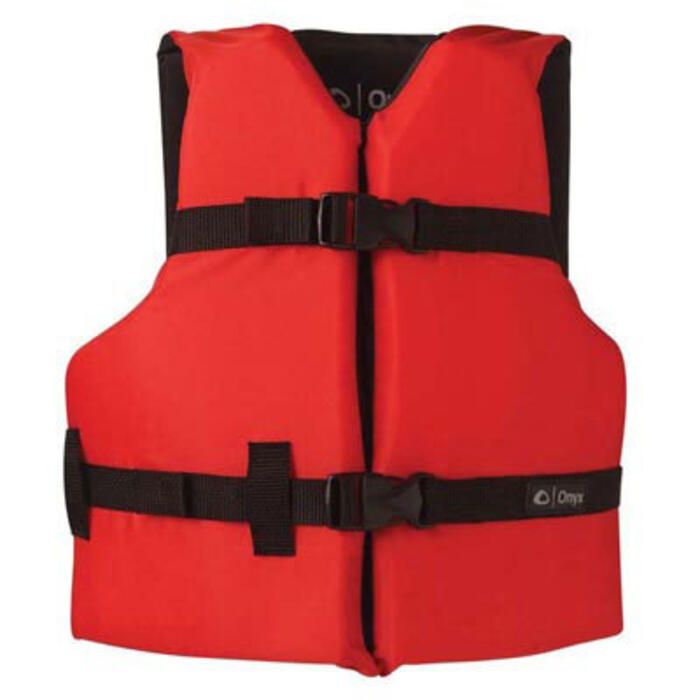 EVO YOUTH PFD 55-88 LBS RED/BLK