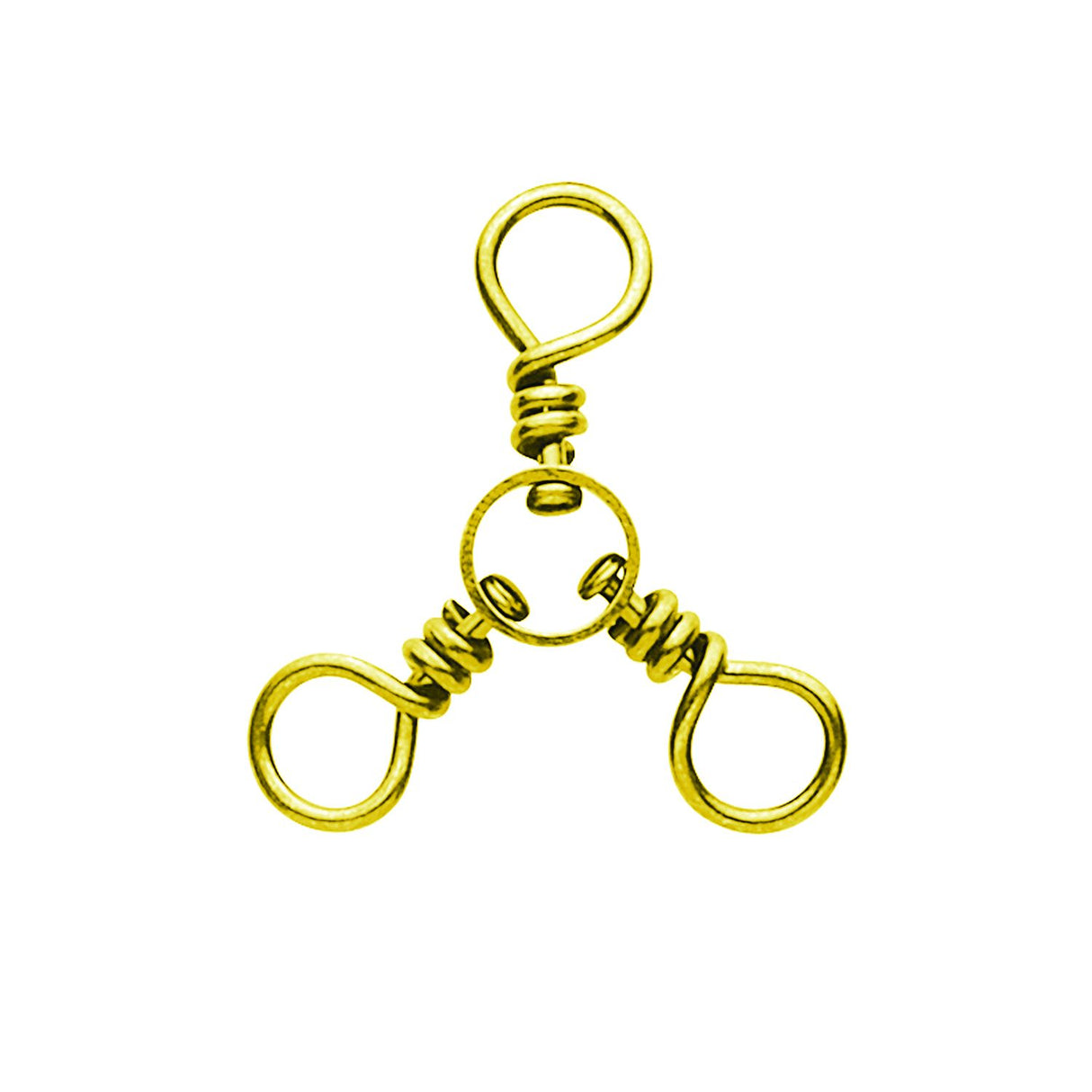 EAGLE CLAW 3-WAY SWIVEL BRASS