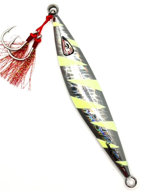 JOHNNY JIGS SLOW PITCH JIG FLAT BACK 130 GRAMS