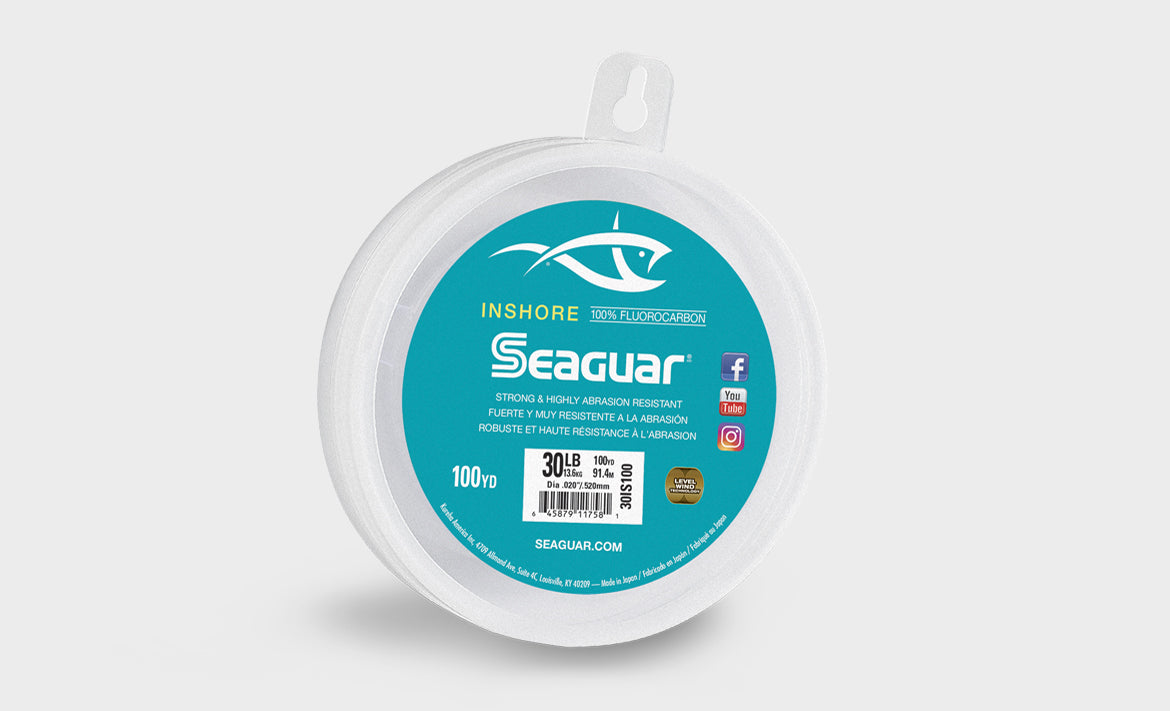 SEAGUAR INSHORE FLUOROCARBON LEADER