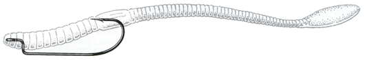 OWNER OFFSET SHANK WORM HOOK