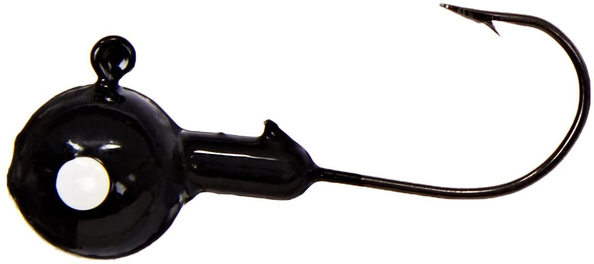 EAGLE CLAW TIN BALL HEAD BLACK JIG