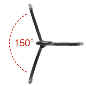 OWNER SHORT SHANK WIDE GAP TREBLE HOOK