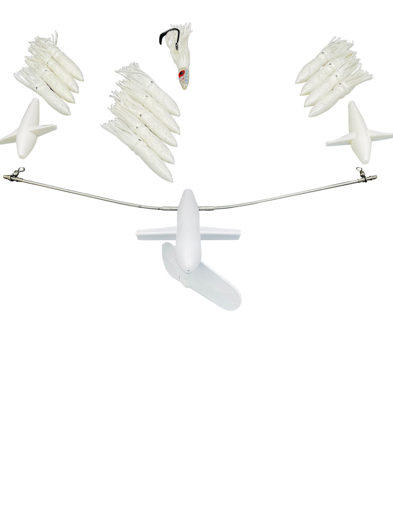 JB 19" SIDE TRACKER 6" FLOATING SQUID