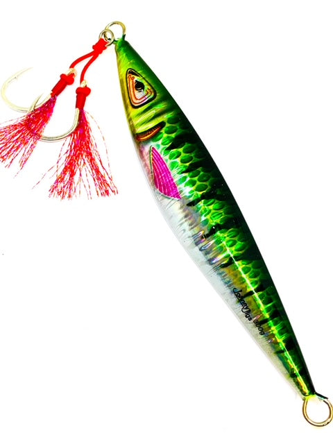 JOHNNY JIGS SLOW PITCH JIG FLAT BACK 130 GRAMS
