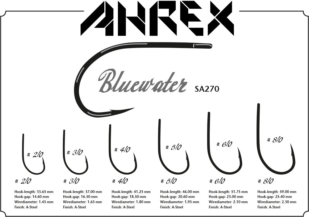 AHREX SA270 SALTWATER BLUEWATER HOOK