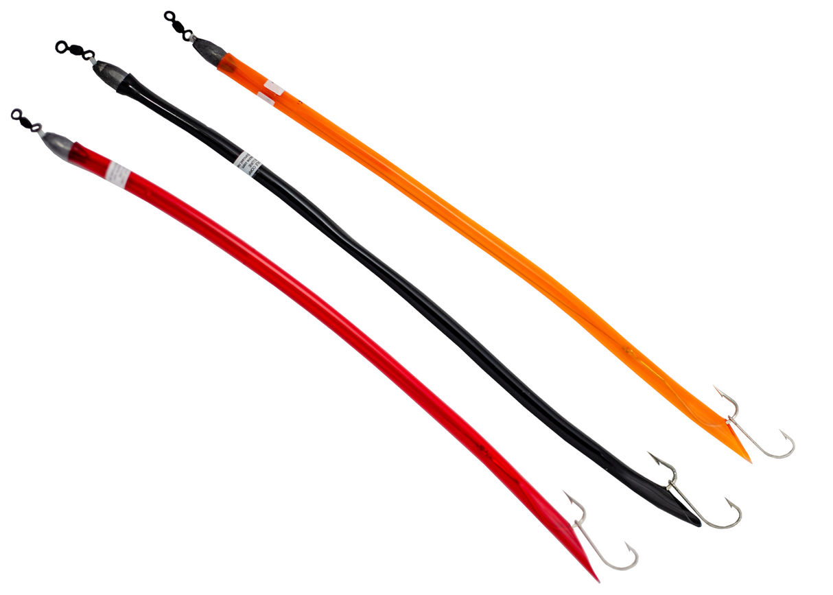 A&S TACKLE 24" SEA EEL TUBE RIG (WEIGHTED)