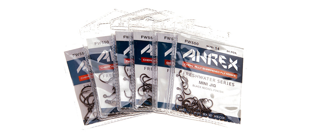 AHREX FW 550 MINI JIG BARBED HOOK