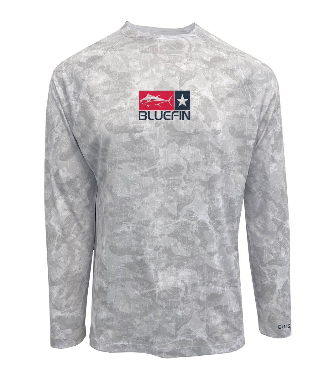 BLUEFIN SECOND SKIN ALL OVER LS SHIRT