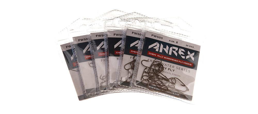AHREX FW 500 DRY FLY TRADITIONAL BARBED HOOK