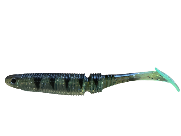 A&S TACKLE RIBBED BACK MINNOW W/GARLIC SCENT