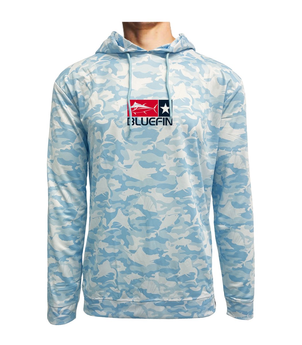 BLUEFIN RASHGUARD HOODIE CAMO