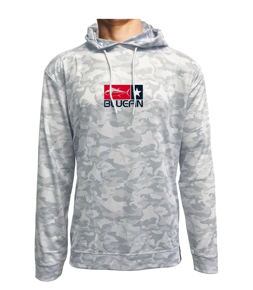 BLUEFIN RASHGUARD HOODIE CAMO