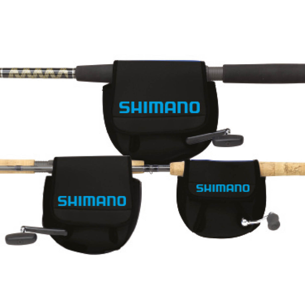 SHIMANO BLACK NEOPRENE SPINNING REEL COVER