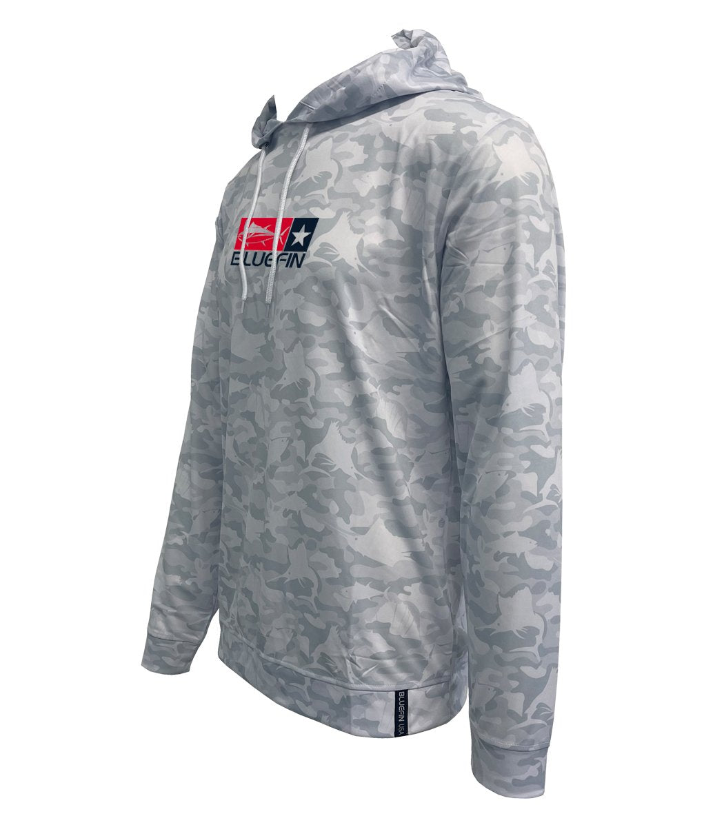 BLUEFIN RASHGUARD HOODIE CAMO