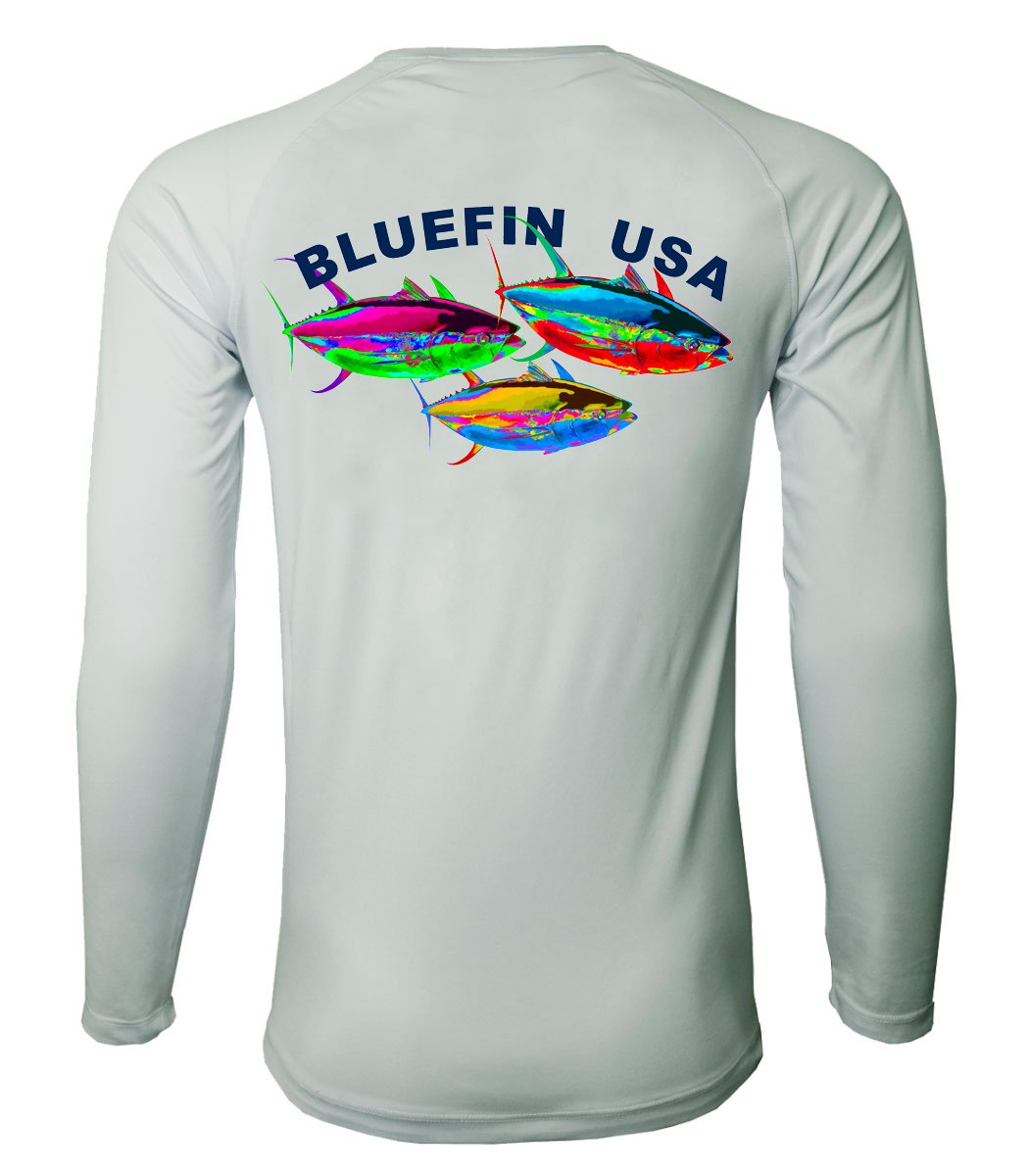 BLUEFIN SECOND SKIN SOLAR TEE MULTI TUNAS