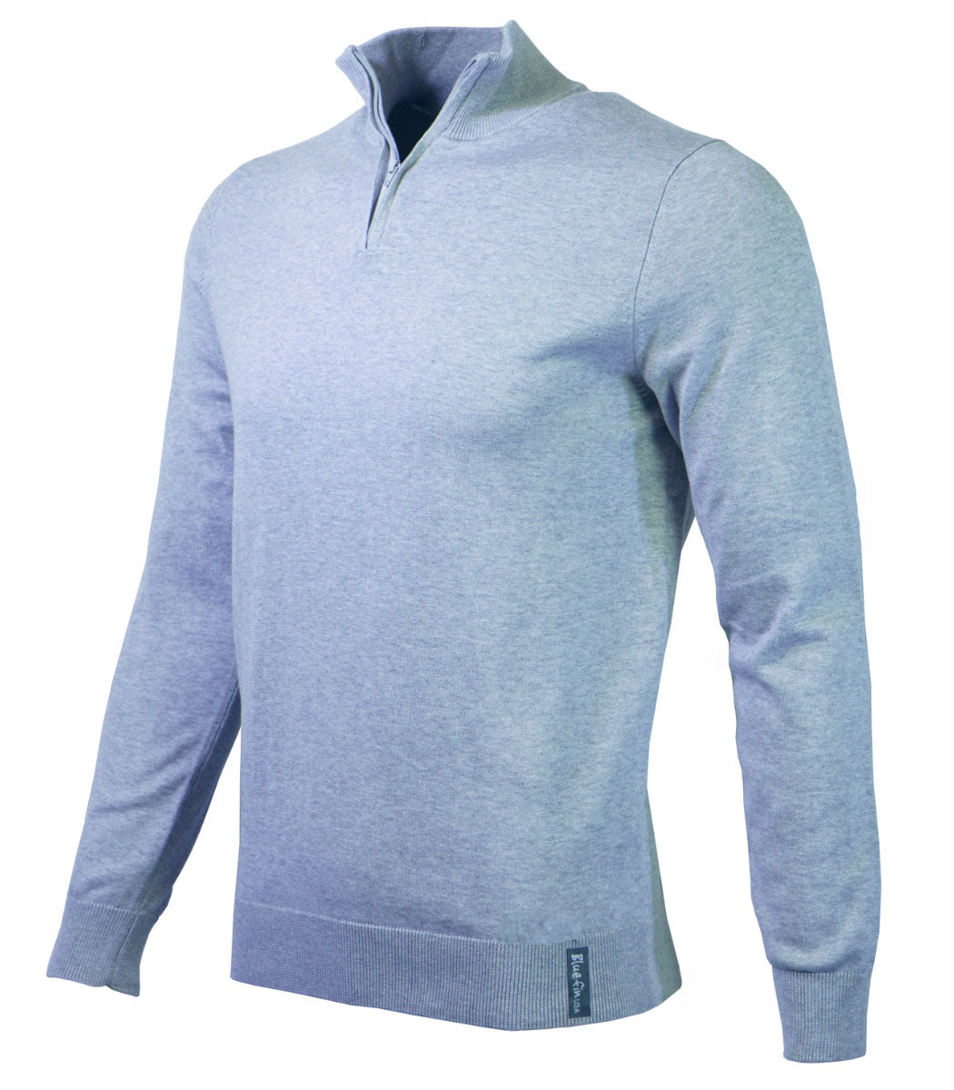 BLUEFIN SKIPPER QUARTER ZIP KNIT