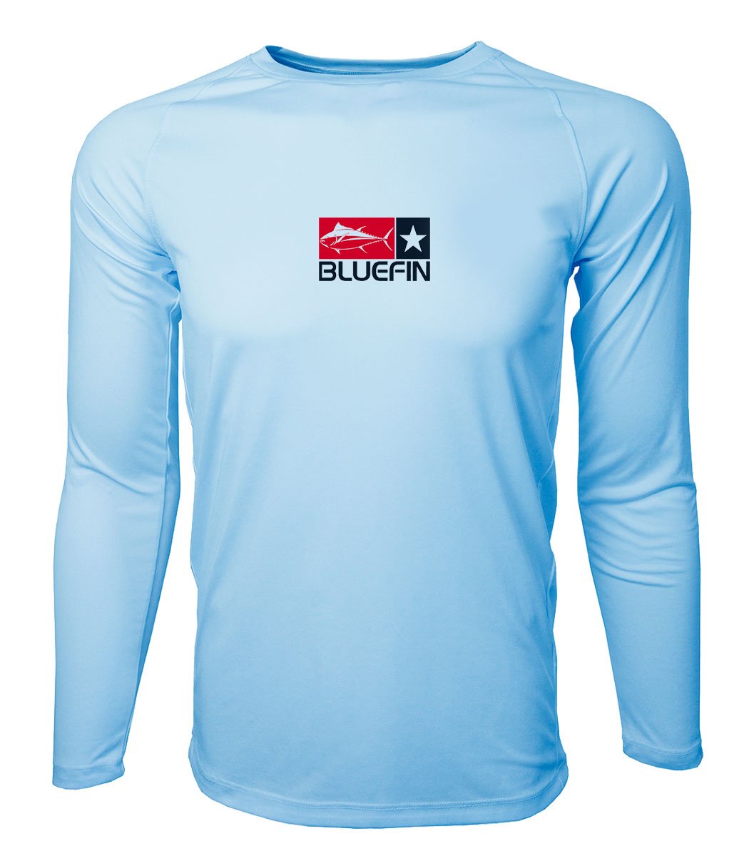 BLUEFIN SECOND SKIN SOLAR TEE BLUEFIN LOGO