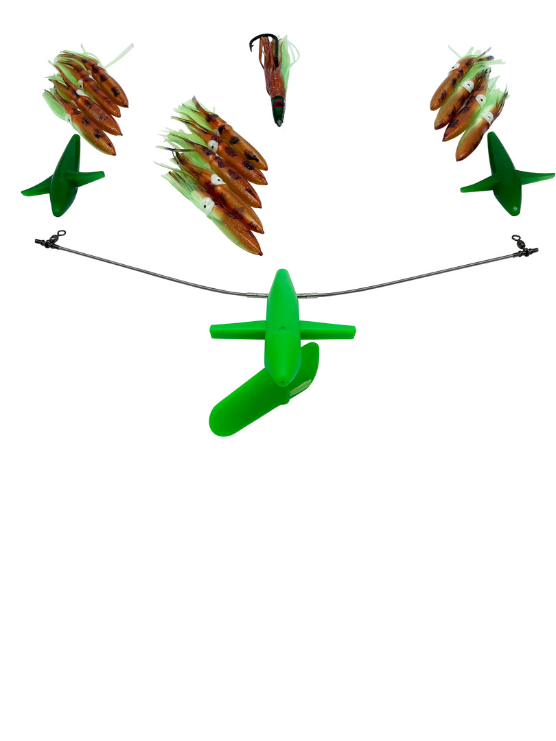 JB 19" SIDE TRACKER 6" FLOATING SQUID