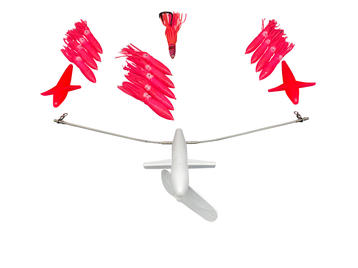 JB 19" SIDE TRACKER 6" FLOATING SQUID