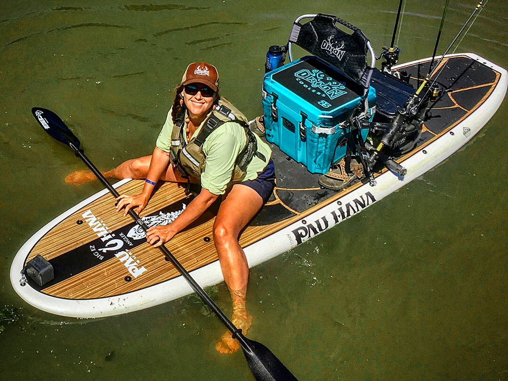 PAU HANA 11' 0" BIG EZ ANGLER 36 W/ RICOCHET SUP BOARD