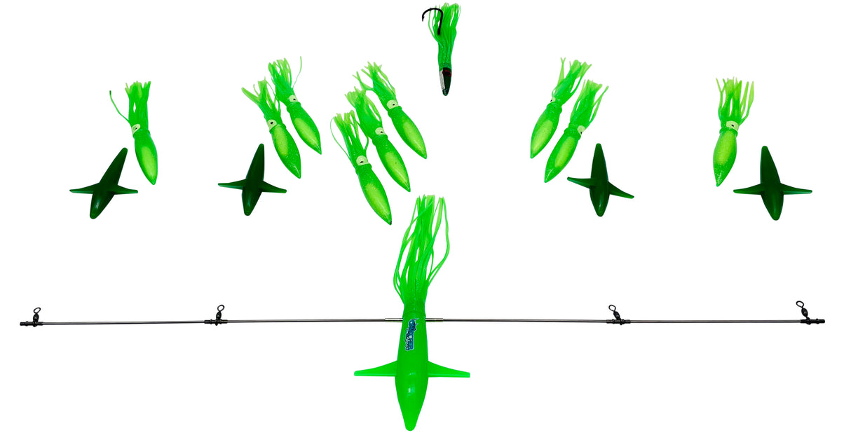 JB 36" SIDE TRACKER 9" FLOATING SQUID