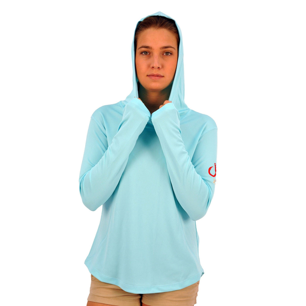 MONTAUK TACKLE COMPANY WOMEN'S PERFORMANCE HOODIE