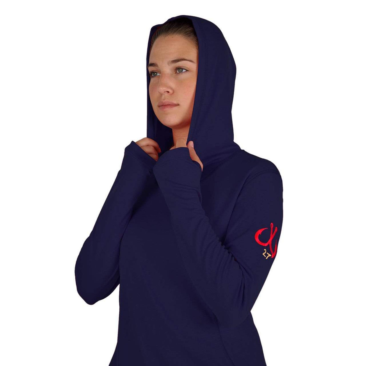 MONTAUK TACKLE COMPANY WOMEN'S PERFORMANCE HOODIE