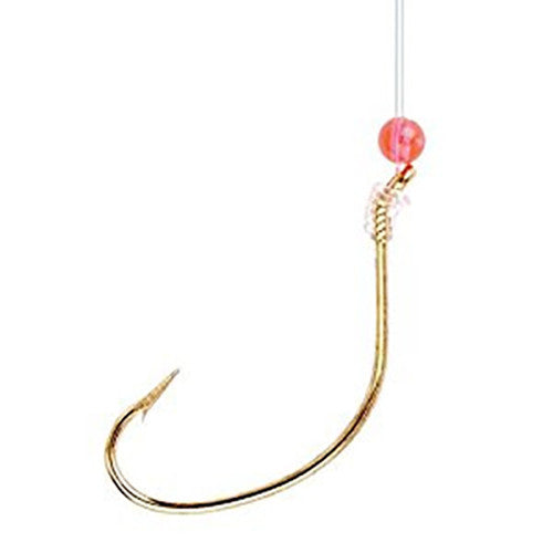 EAGLE CLAW 36" SNELLS FLUKE GOLD HOOK