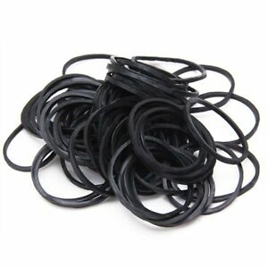 BAND-IT NO. 64 BLACK RUBBER BANDS 1/4 LB BAG