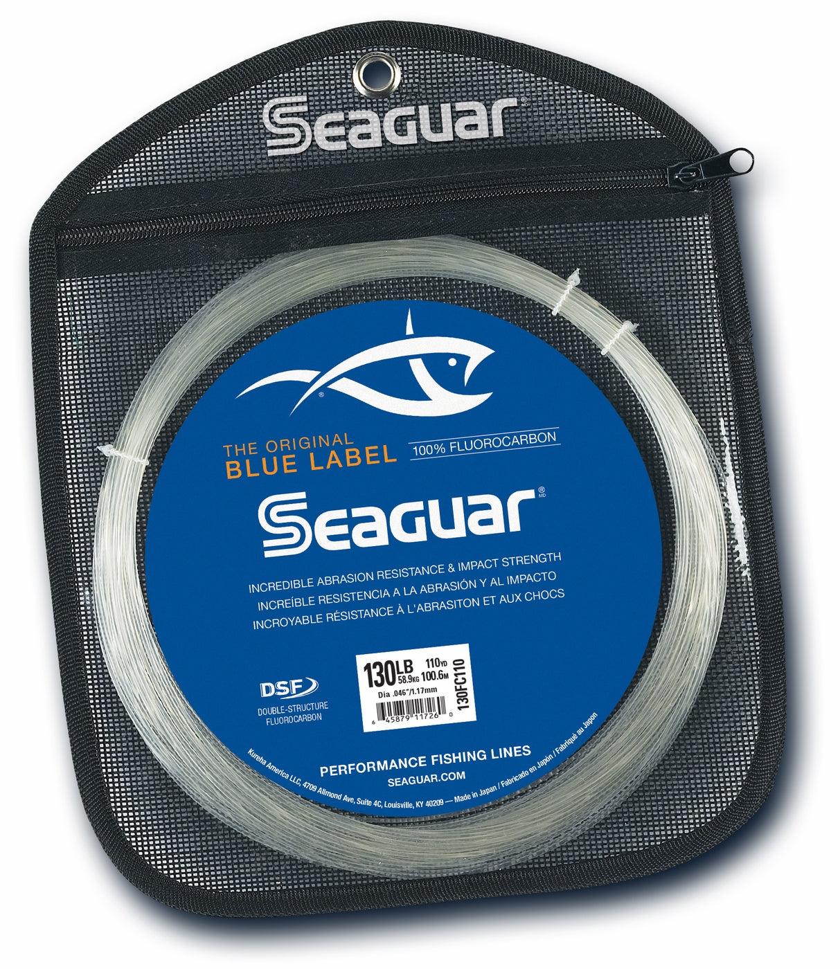 SEAGUAR BLUE LABEL PREMIER BIG GAME FLUOROCARBON LEADER - 110 YDS