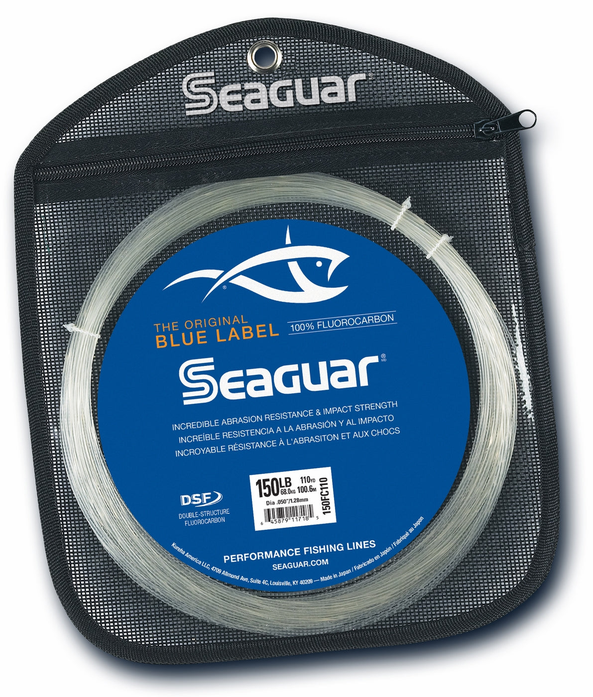 SEAGUAR BLUE LABEL PREMIER BIG GAME FLUOROCARBON LEADER - 110 YDS