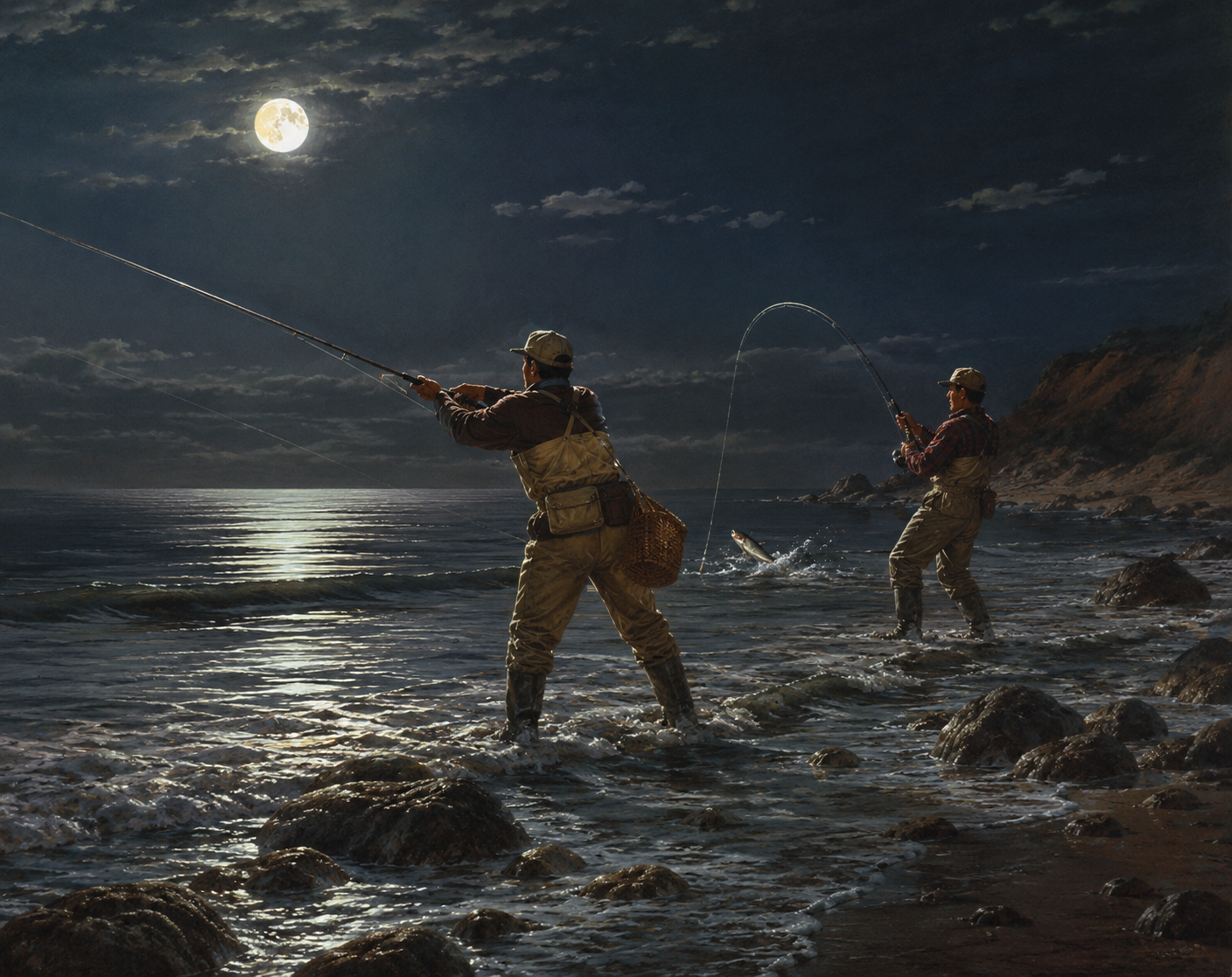 How Moon Phases Affect Striper Fishing on Cape Cod