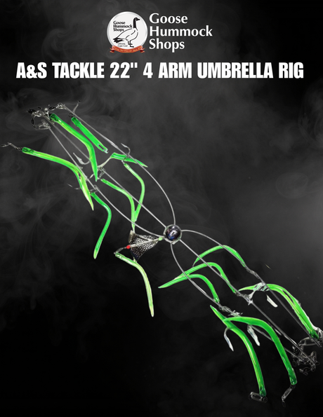 A&S Tackle 22" 4 Arm Umbrella Rig