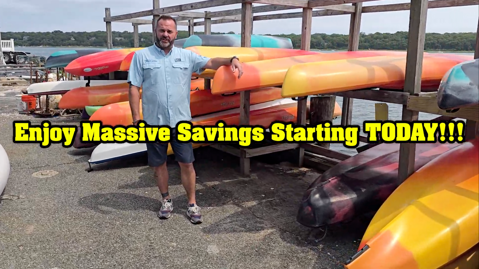 The Goose Hummock Annual Kayak Sale Has Begun – Your Chance to Own a Quality Kayak at a Steal!!!