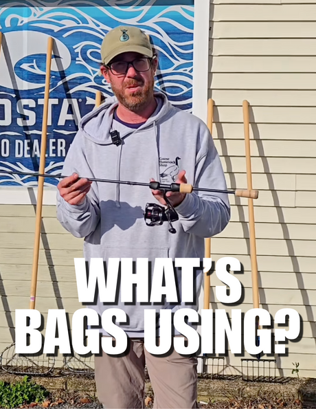 PERFECT TROUT / LIGHT TACKLE SETUP FOR CAPE COD? THIS IS WHAT BAGS IS USING.....