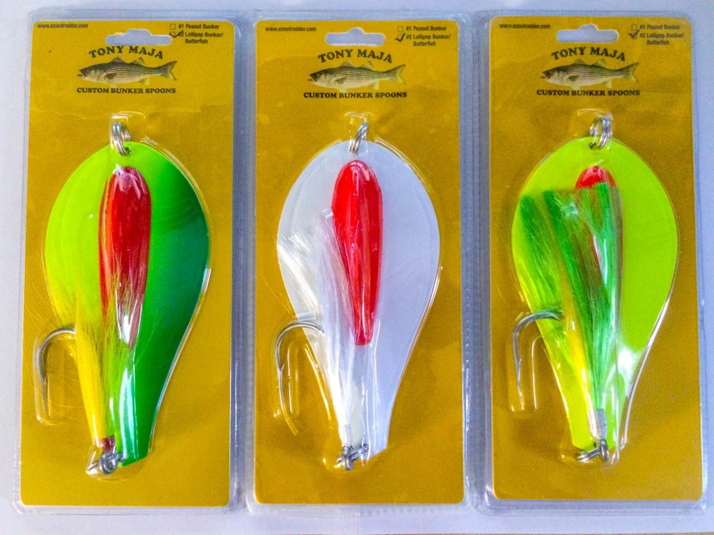 bunker fish lure for stripers Bait Chartreuse/White / 1/0 bodied baits Striper Umbrella Rigs.BUNKER RIG.Rock Fish,Striped