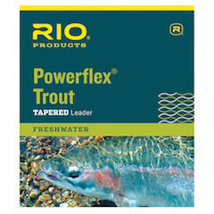 RIO POWERFLEX PLUS 9FT 6X LEADER SINGLE